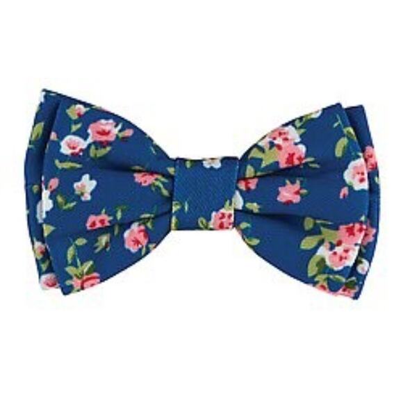 ❤️NWT❤️Pet Bow Ties - Blue Floral - Picture 3 of 3
